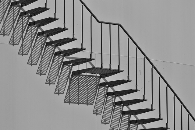 metal staircase